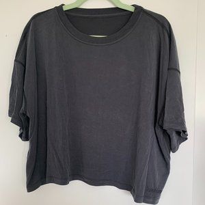 Lululemon Cropped Back Short Sleeve